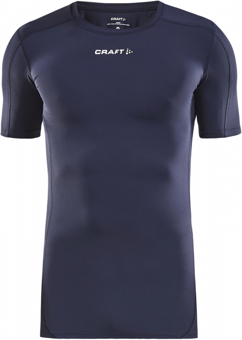 Craft - Pro Control Kompressions T-Shirt Junior - Navy blå & hvid