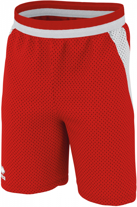 Errea - Allen Basketball Shorts - Rød & grå hvid