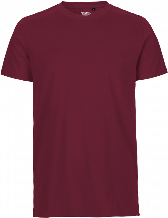 Neutral - Økologisk Fit Bomulds T-Shirt - Bordeaux